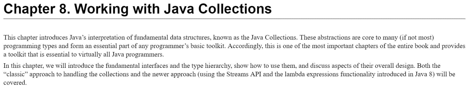 فصل 8 کتاب Java in a Nutshell ویرایش هشتم