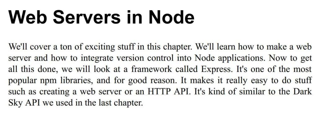 فصل 8 کتاب Learning Node.js Development