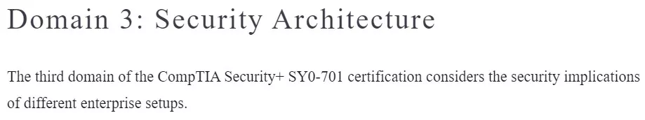 دامنه 3 کتاب CompTIA Security+ SY0-701 Certification Guide ویرایش سوم