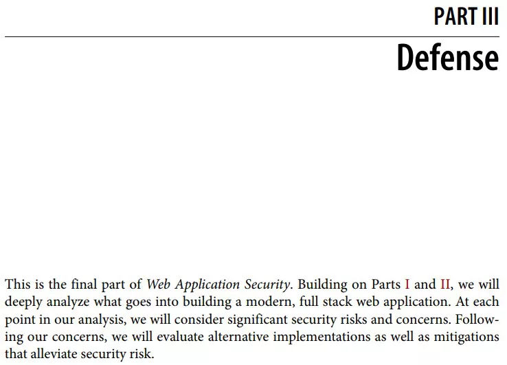 قسمت 3 کتاب Web Application Security ویرایش دوم