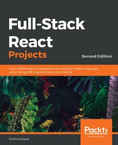 کتاب Full-Stack React Projects