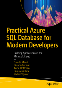 کتاب Practical Azure SQL Database for Modern Developers