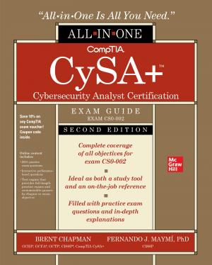 کتاب CompTIA CySA+ Cybersecurity Analyst Certification