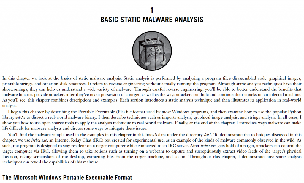 فصل 1 کتاب Malware Data Science