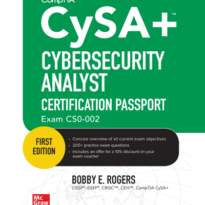 کتاب CompTIA CySA+ Cybersecurity Analyst Certification Passport
