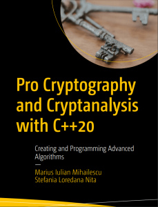 کتاب Pro Cryptography and Cryptanalysis with C++20
