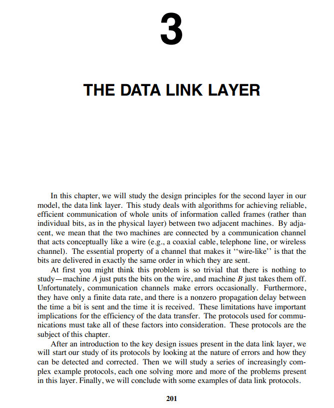فصل 3 کتاب Computer Networks