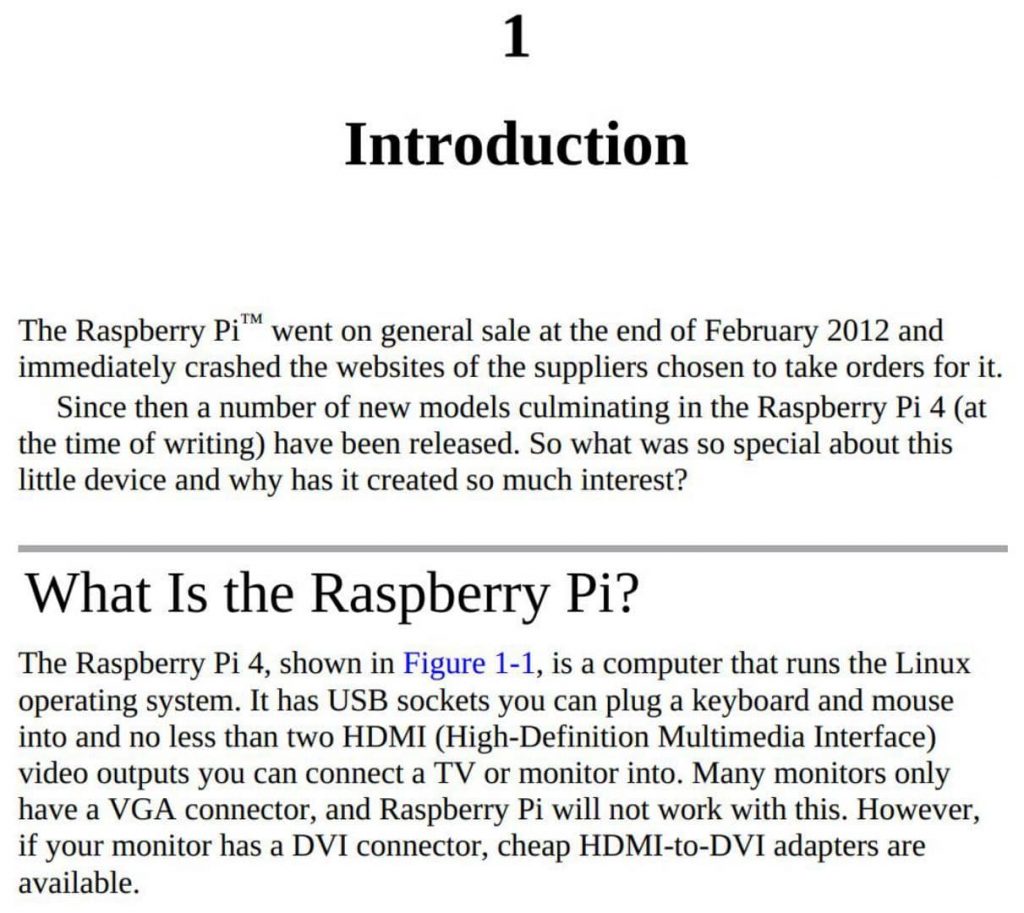 فصل 1 کتاب Programming the Raspberry Pi