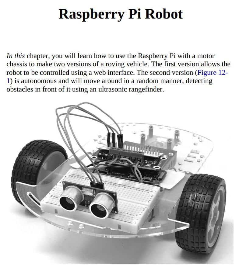 فصل 12 کتاب Programming the Raspberry Pi