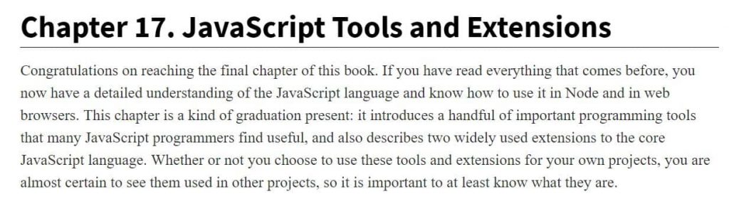 فصل 17 کتاب JavaScript The Definitive Guide