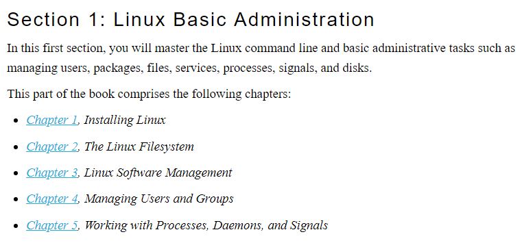 بخش 1 کتاب Mastering Linux Administration