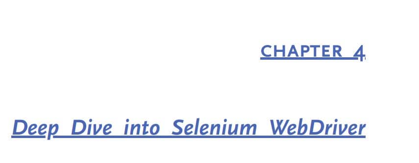 فصل 4 کتاب Selenium Framework Design in Keyword-Driven Testing