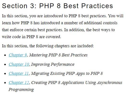 بخش 3 کتاب PHP 8 Programming Tips Tricks and Best Practices