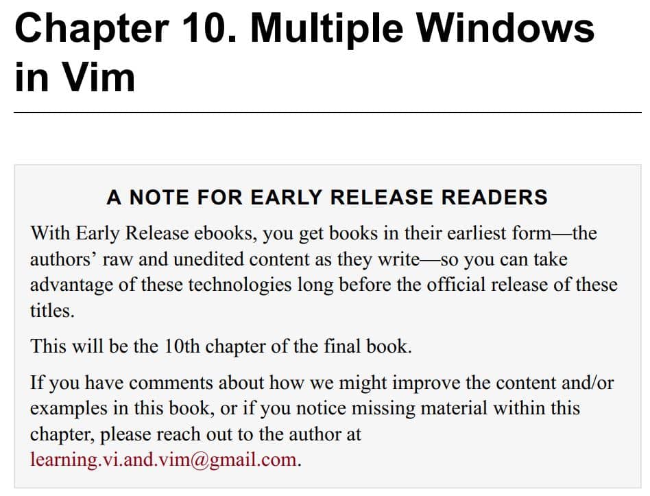 فصل دهم کتاب Learning the vi and Vim Editors نسخه هشتم
