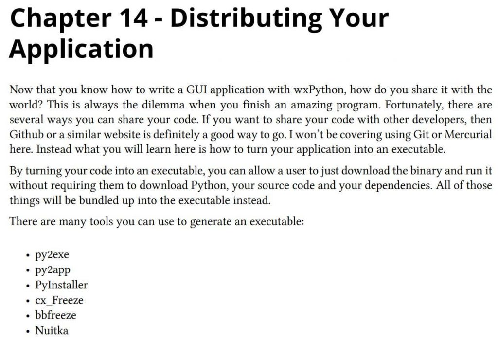 فصل چهاردهم کتاب Creating GUI Applications with wxPython