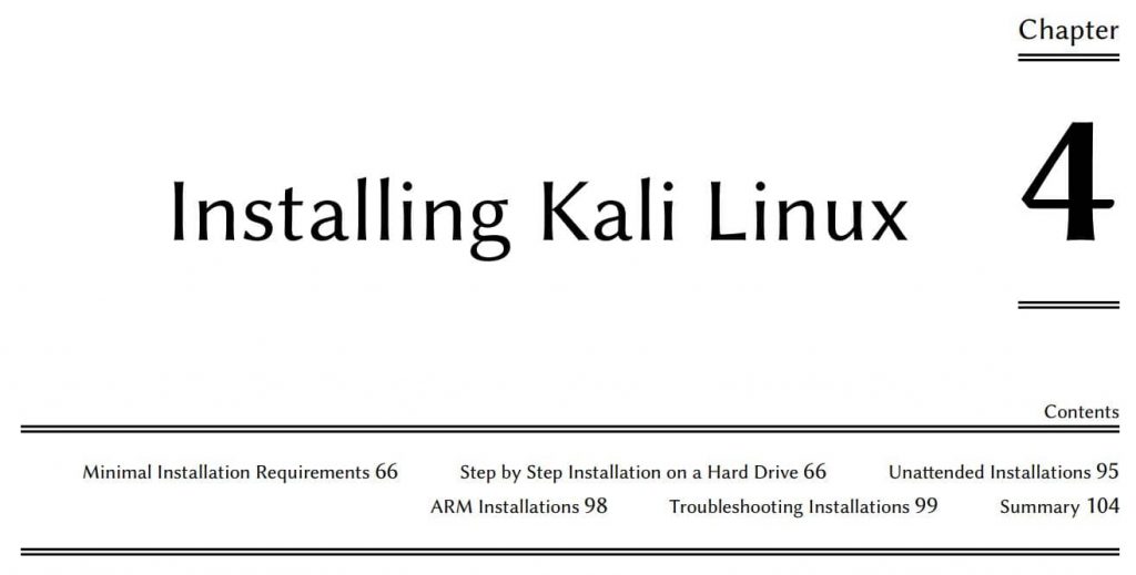 فصل 4 کتاب Kali Linux Revealed