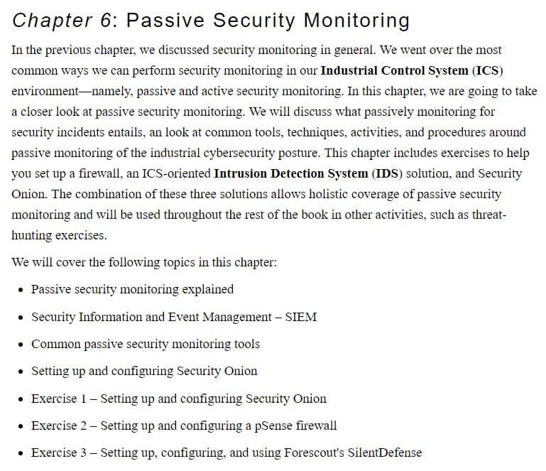 فصل 6 کتاب Industrial Cybersecurity نسخه دوم