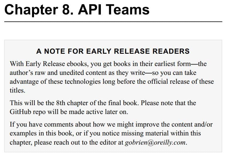 فصل 8 کتاب Continuous API Management نسخه دوم