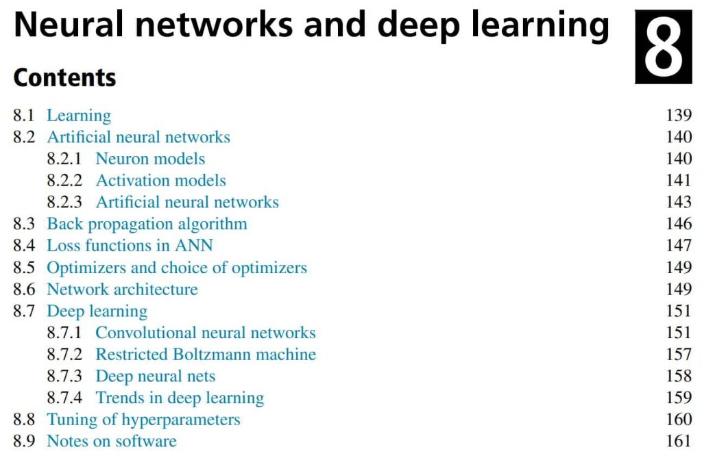 فصل 8 کتاب Introduction to Algorithms for Data Mining and Machine Learning 