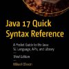 کتاب Java 17 Quick Syntax Reference