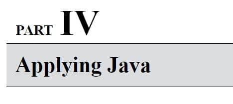 بخش 4 کتاب Java The Complete Reference