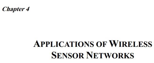فصل 4 کتاب Wireless Sensor Networks WSN