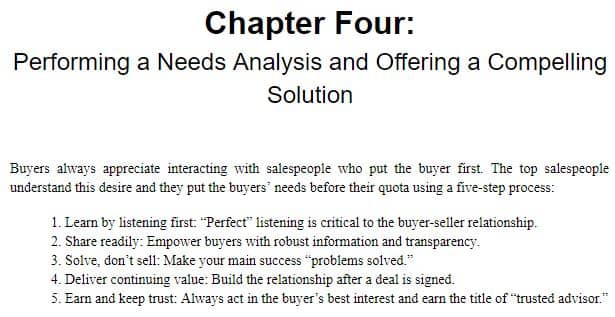 فصل 4 کتاب The Future of Sales