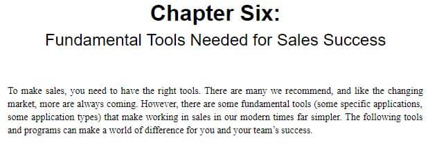 فصل 6 کتاب The Future of Sales