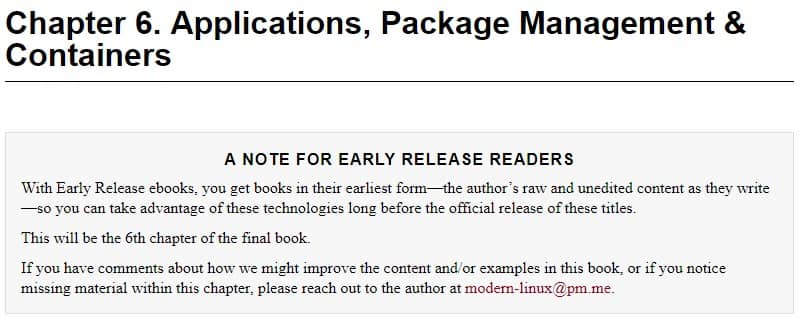 فصل 6 کتاب Learning Modern Linux نسخه Early Release