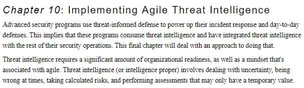 فصل 10 کتاب Agile Security Operations