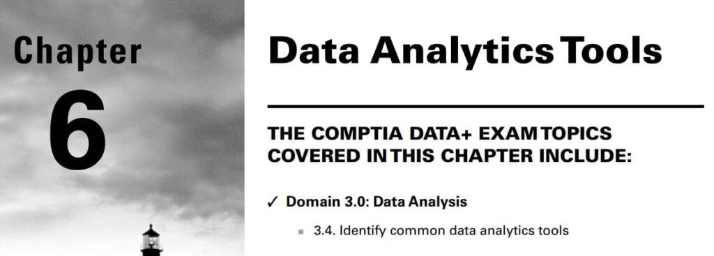 فصل 6 کتاب CompTIA Data+ Study Guide