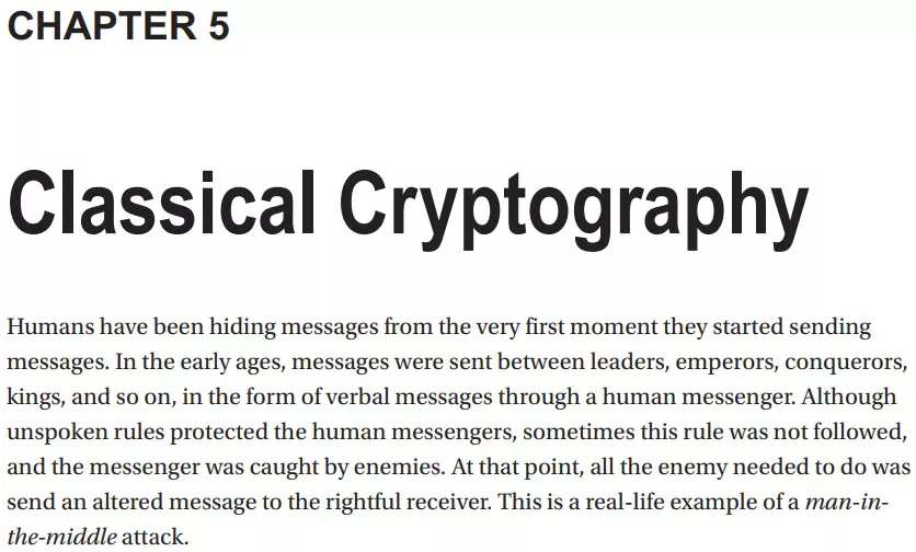 فصل 5 کتاب Cryptography and Cryptanalysis in Java ویرایش دوم