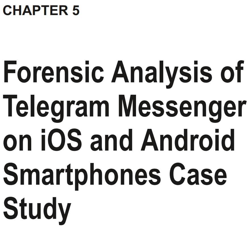 فصل 5 کتاب Practical Forensic Analysis of Artifacts on iOS and Android Devices