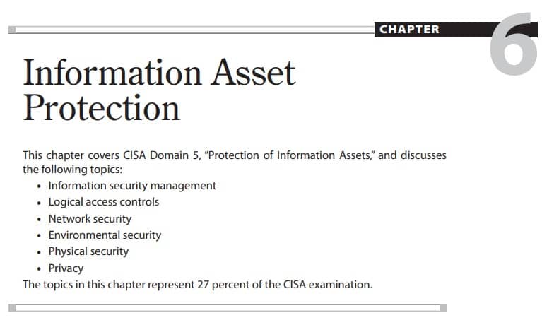 فصل 6 کتاب CISA Certified Information Systems Auditor