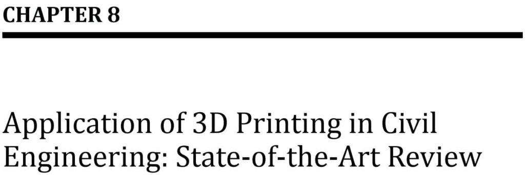 فصل 8 کتاب 3D Printing Technology and Its Diverse Applications