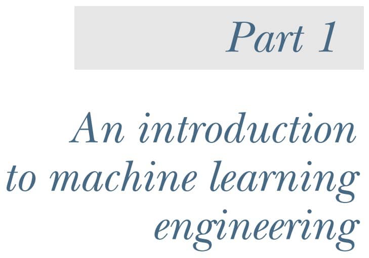 بخش 1 کتاب Machine Learning Engineering in Action