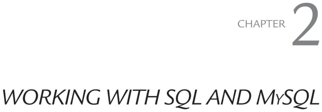 فصل 2 کتاب SQL Pocket Primer