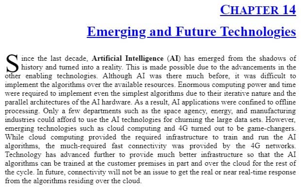 فصل 14 کتاب Essentials of Deep Learning and AI