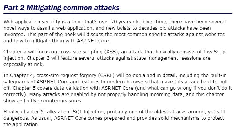 بخش 2 کتاب ASP.NET Core Security