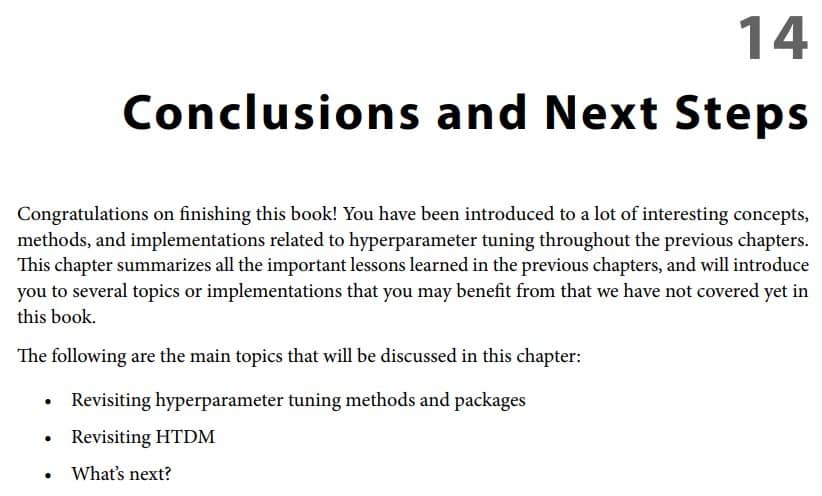 فصل 14 کتاب Hyperparameter Tuning with Python