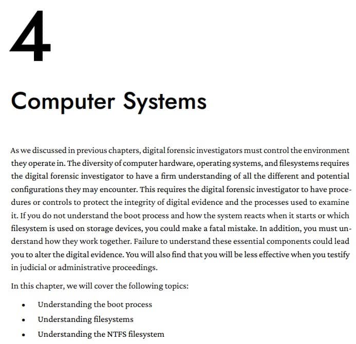 فصل 4 کتاب Learn Computer Forensics نسخه دوم