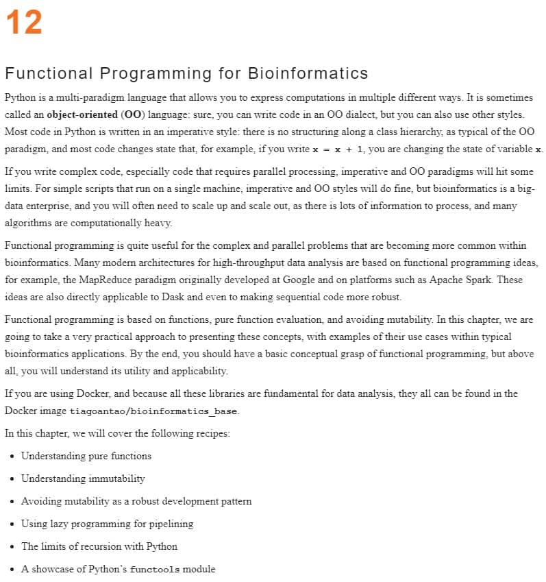 فصل 12 کتاب Bioinformatics with Python Cookbook ویرایش سوم
