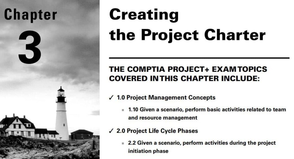 فصل 3 کتاب CompTIA Project+ Study Guide ویرایش سوم