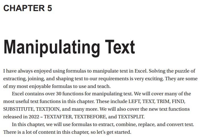 فصل 5 کتاب Advanced Excel Formulas