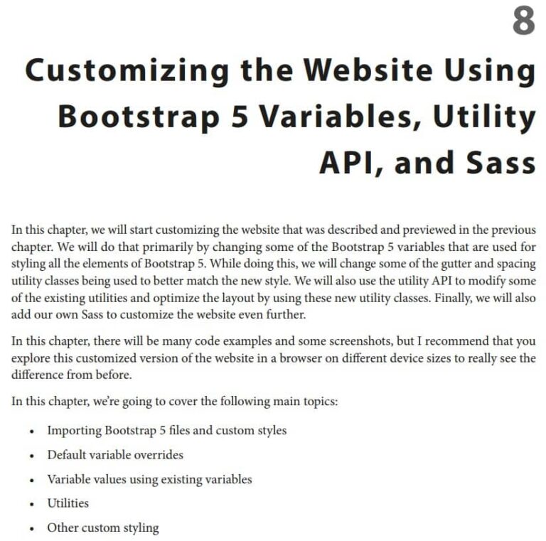 کتاب The Missing Bootstrap 5 Guide (راهنمای Bootstrap 5)