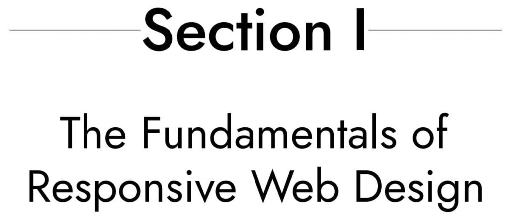 بخش 1 کتاب Responsive Web Design with HTML5 and CSS ویرایش چهارم