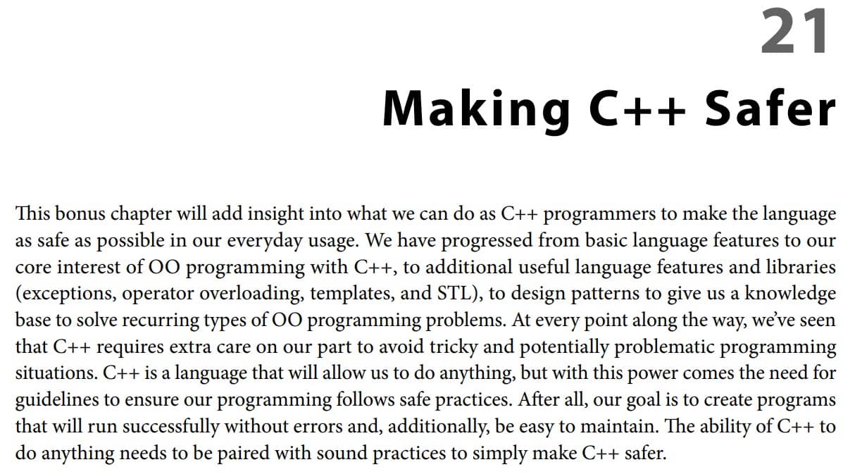 فصل 21 کتاب Deciphering Object-Oriented Programming with C++