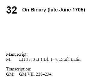 فصل 32 کتاب Leibniz on Binary