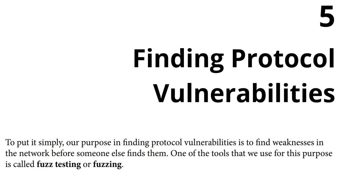فصل 5 کتاب Network Protocols for Security Professionals