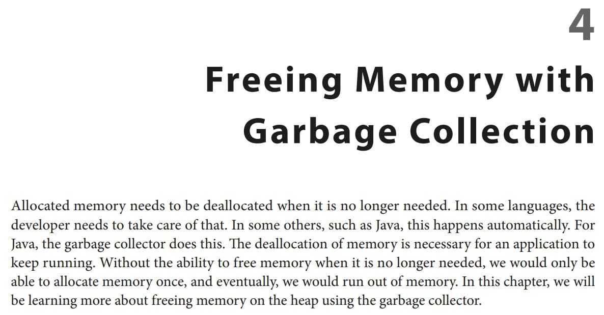 فصل 4 کتاب Java Memory Management